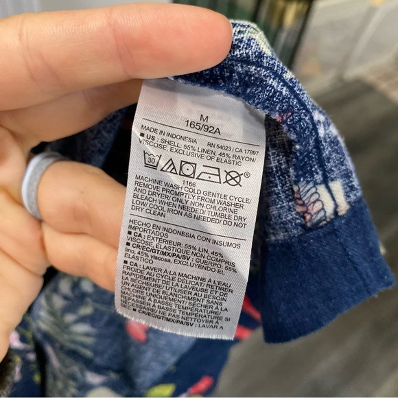 Old Navy Linen Floral Dress - Picture 5 of 5